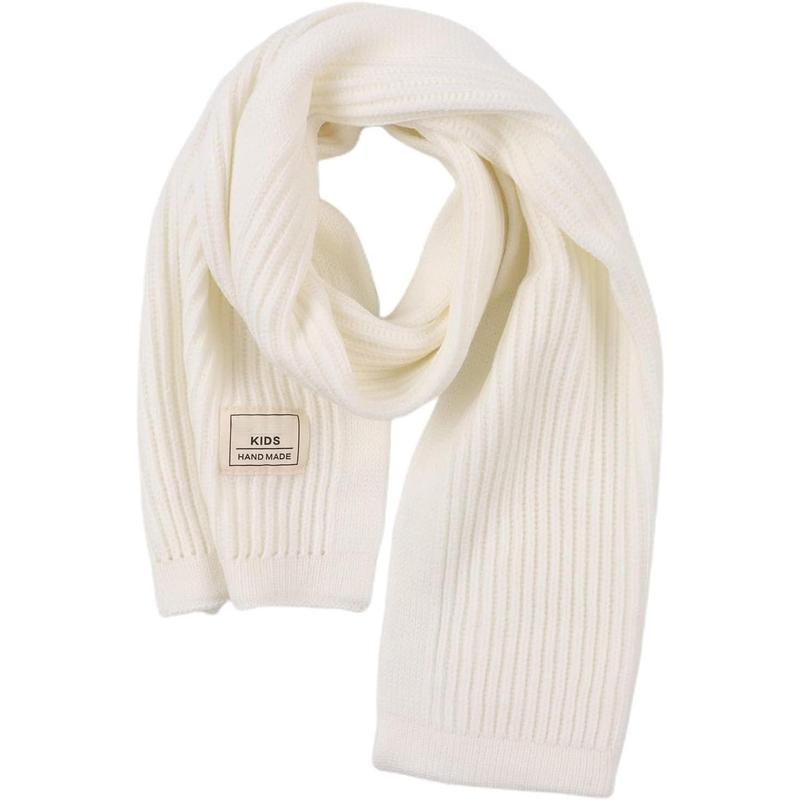 P-HDW05 Kids Scarf Soft Warm Knit Neck Warmer Winter Classic Scarf for Boys Girls