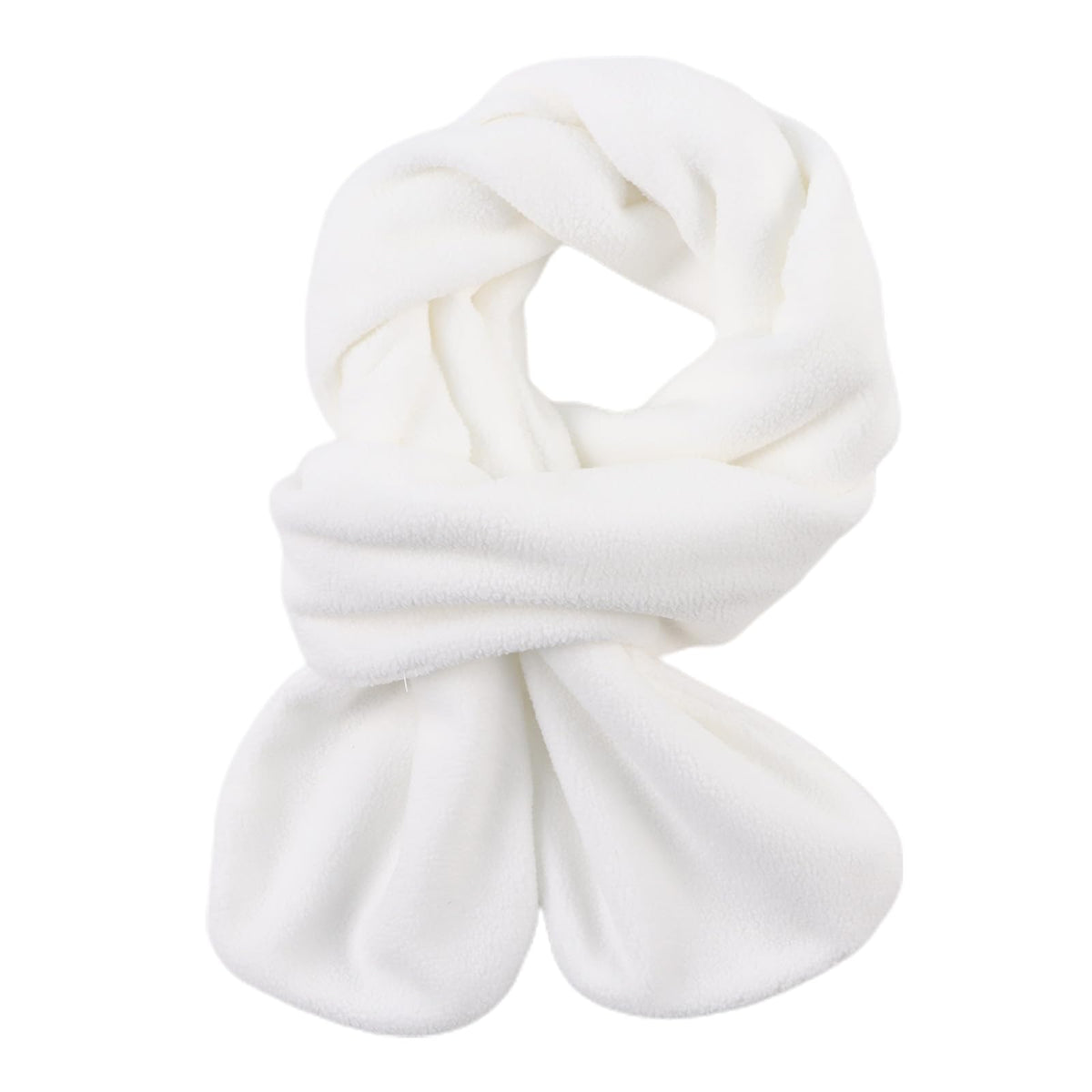 Zsedrut Toddler Winter Scarf Girl Fleece Neck Warmer Solid Color Warm Scarf