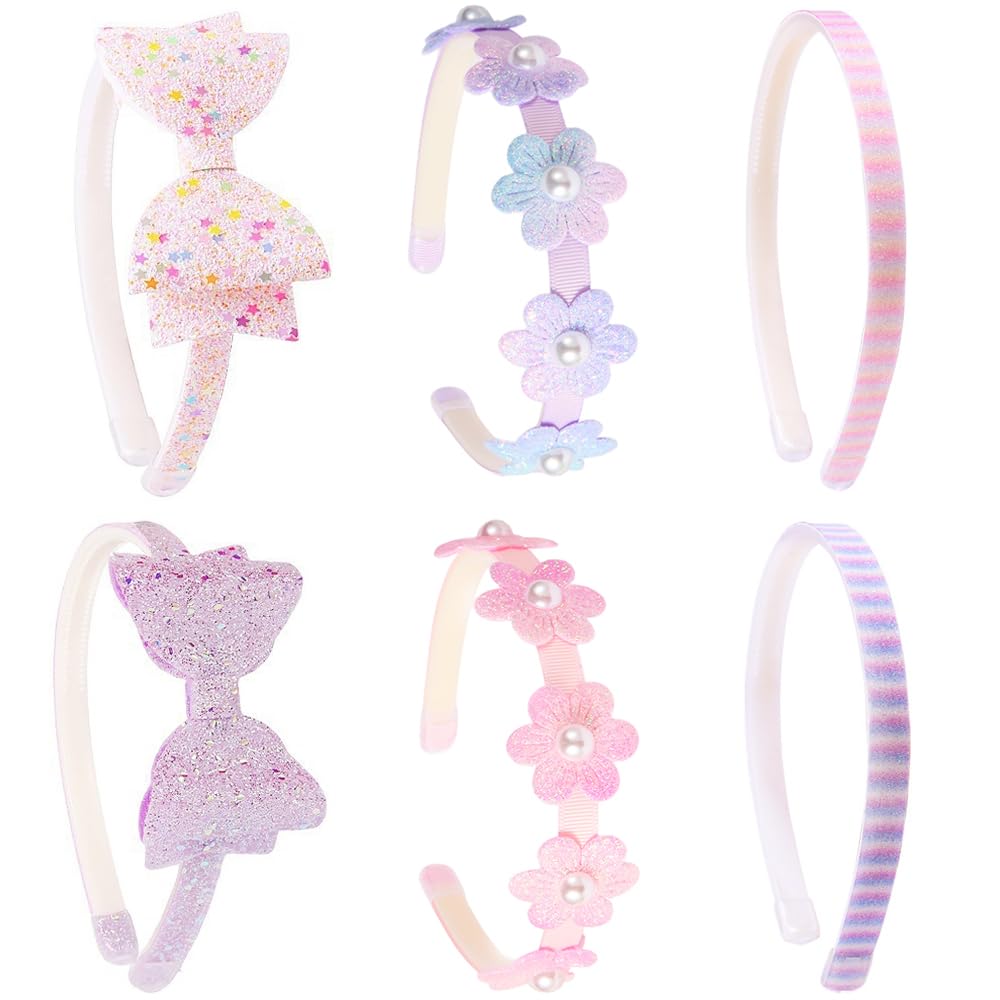 6 PCS Girls Headbands Sweet Girls Hair Accessories