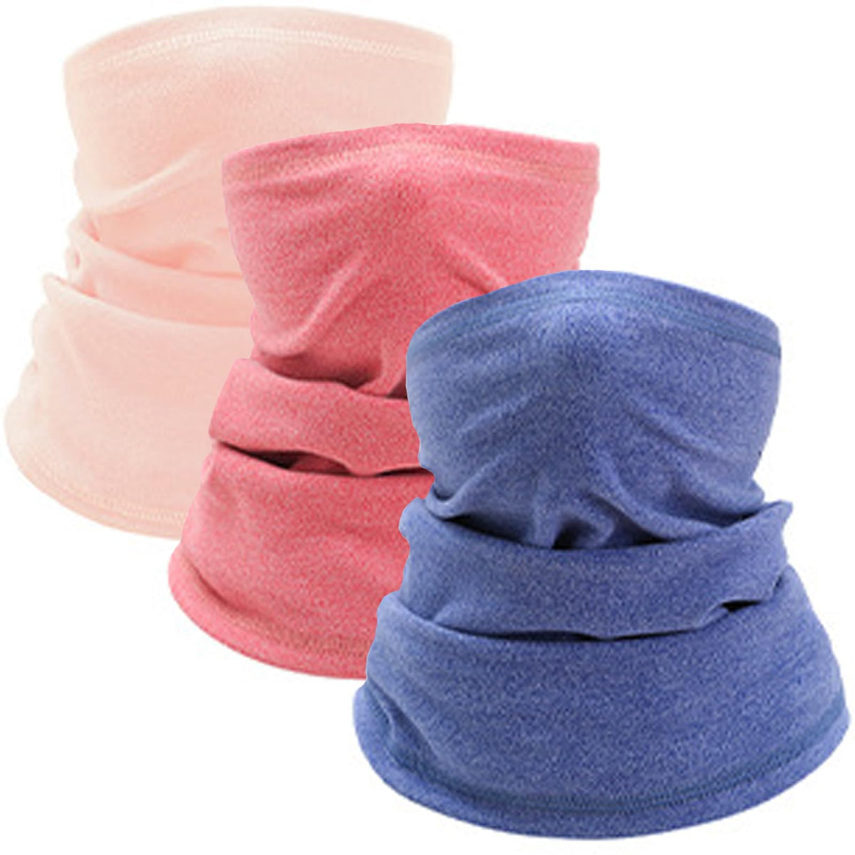 Kids Ski Mask Fleece Neck Gaiter Warmer Winter Face Cover for Boys Girls