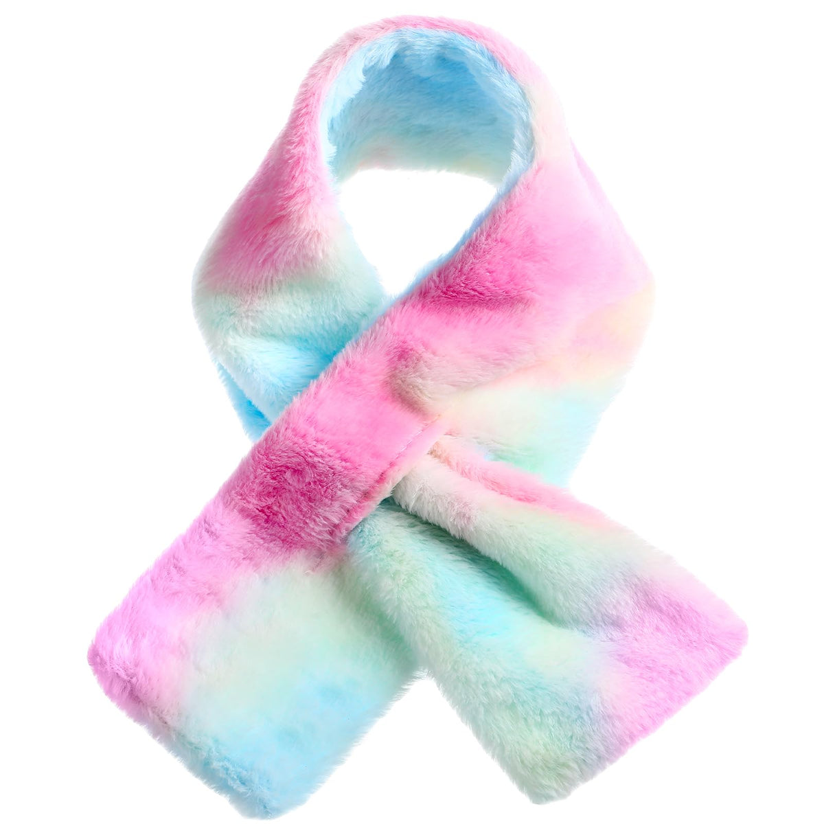 Coume Kids Scarf Girls Boys Toddlers Winter Rainbow Scarf