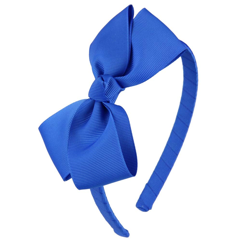 Fashion Cute Navy Blue Bow Headband Back to School Headbands for Girls Toddlers.