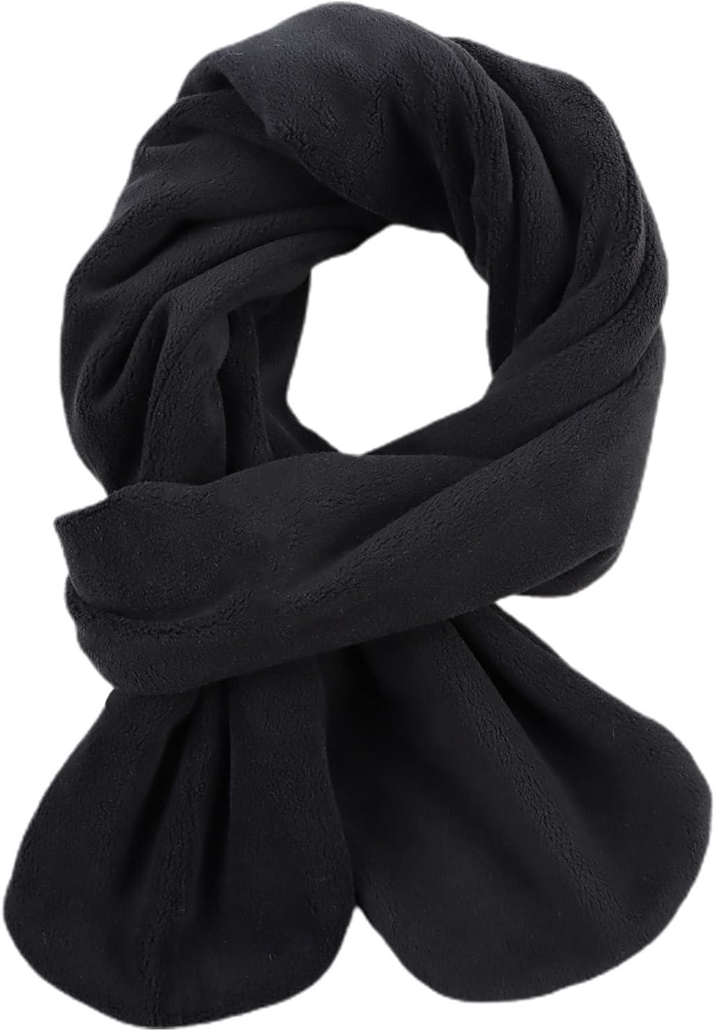 Zsedrut Toddler Winter Scarf Girl Fleece Neck Warmer Solid Color Warm Scarf