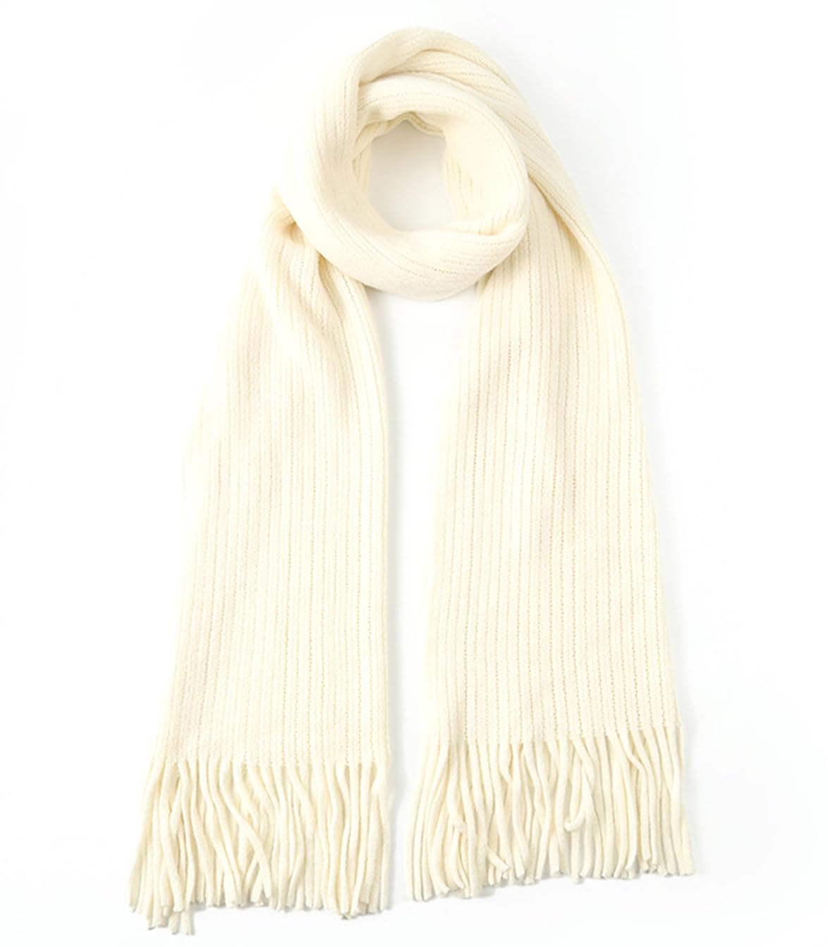 Kids Scarf for Girls Winter Warm Knit Toddler Baby Scarves Neck Warmer Tassel Scarf for Boys Girls