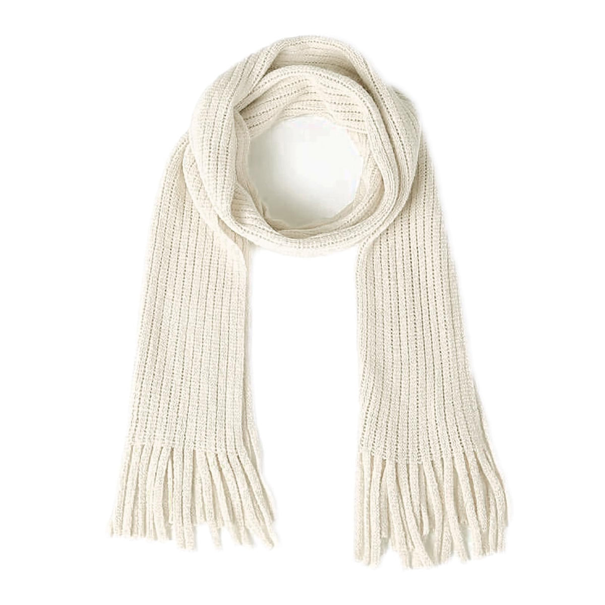 BEARUN Kids Knit Scarf Winter Fashion Solid Color Toddler Baby Scarves Neck Warmer Tassel Scarf for Boys Girls