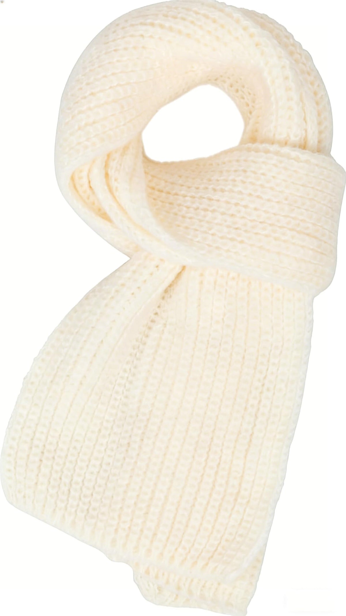 INOGIH Kids Winter Soft Warmer Knit Scarf Fashion Solid Color Toddler Baby Scarves Neck Warmer for Boys Girls