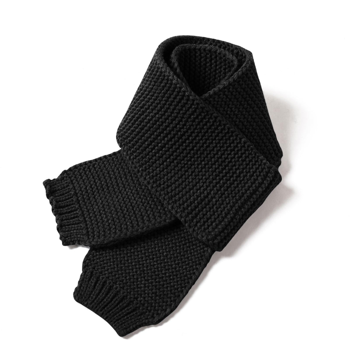 Kids Knit Scarf Toddler Winter Warm Scarves Neck Warmer Fashion Solid Color Scarf for Boys Girls