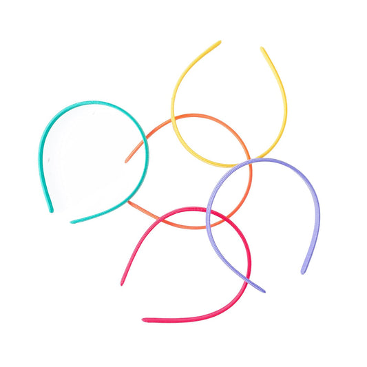Goody Kids Ouchless Classic Headband , Assorted Colors - For All Hair Types - Beautiful Design for Instant Style - Pain-Free Hair Accessories for Boys, and Girls, 5 Count (Pack of 1)