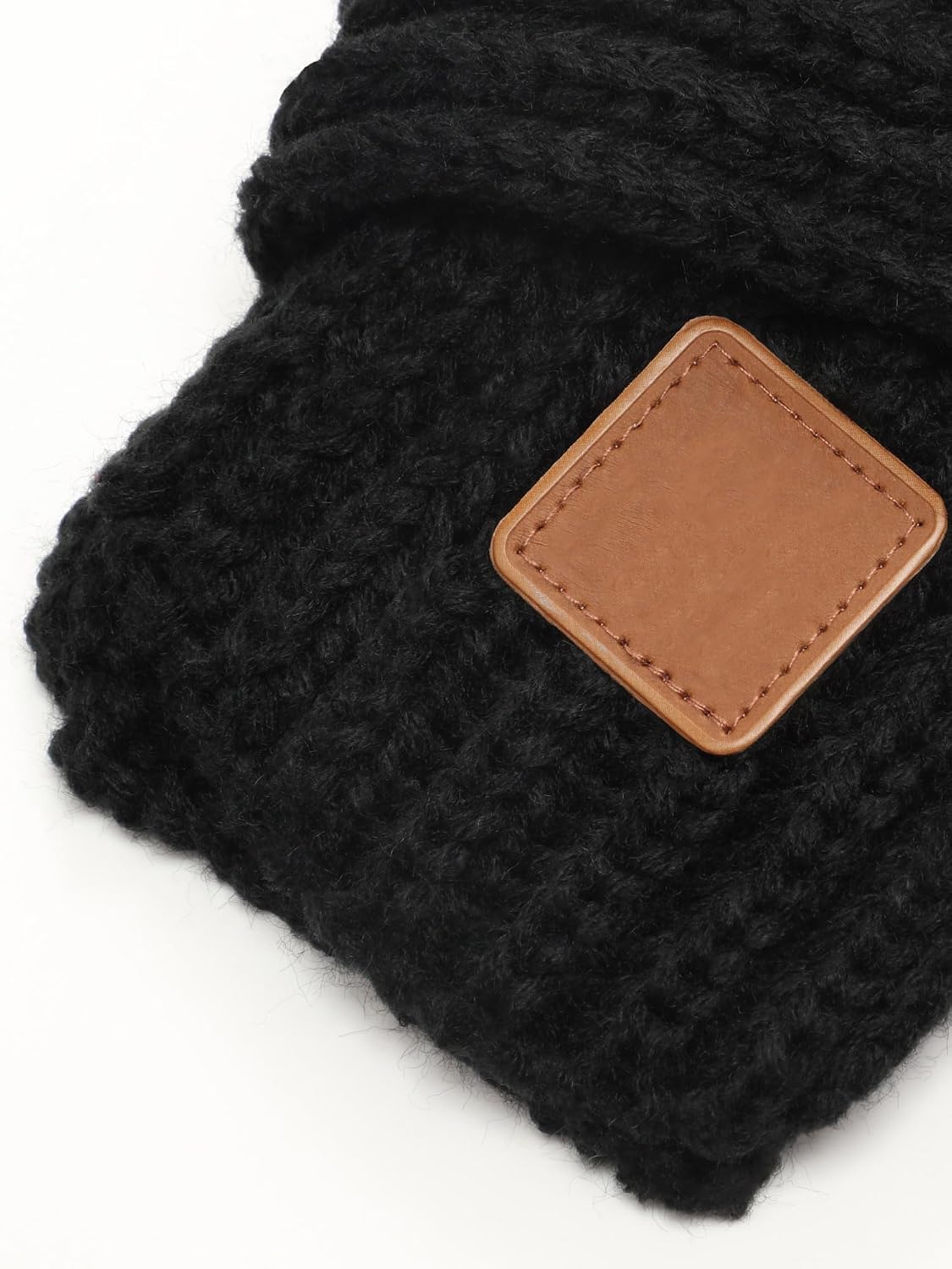 Zhanmai 2 Pcs Toddler Scarf Kids Warm Set Winter Knit Scarves Soft Neck Warmer for Boys Girls Children