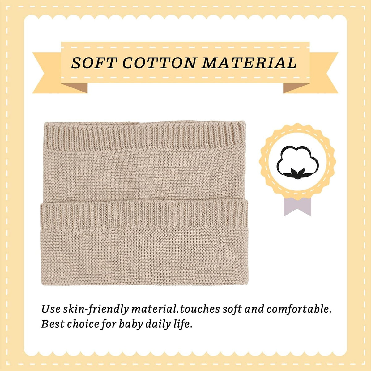 Bamery Winter Baby Boys Scarf Girl Neck Warmer Knitted Scarves for Toddler