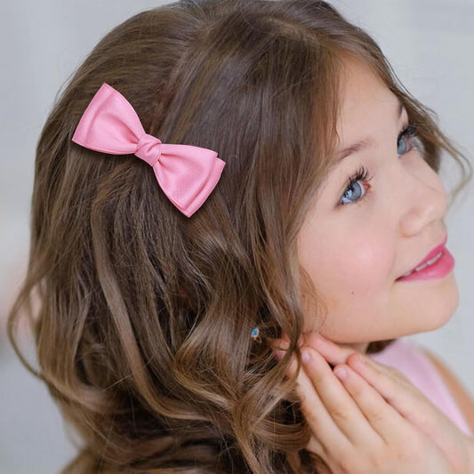 KISZU 3 Inch Hair Bows Clips Grosgrain Ribbon Alligator Clips Hair Accessories for Girls Toddler Kids Children Teens Women