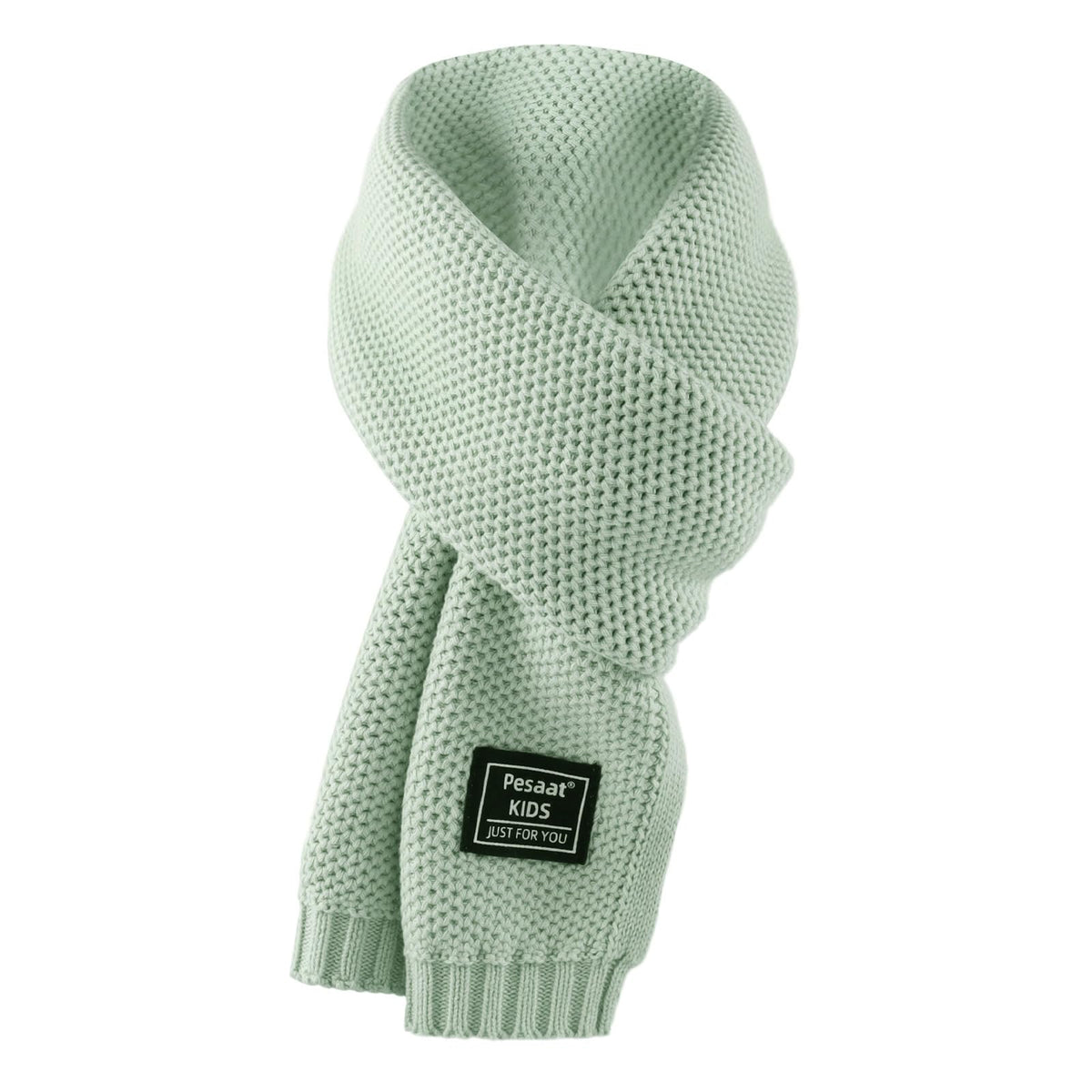 PESAAT Kids Winter Infinity Scarf Knit Cotton Toddler Boy Girls Scarves