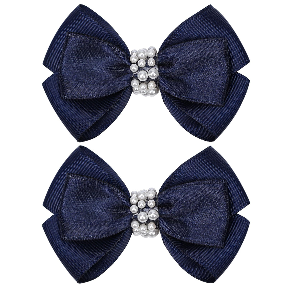KISZU 3 Inch Hair Bows Clips Grosgrain Ribbon Alligator Clips Hair Accessories for Girls Toddler Kids Children Teens Women - Gold