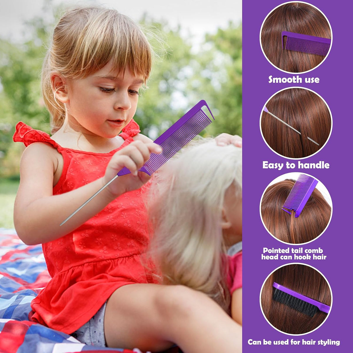 Auroray 32 Colors Small Hair Rubber Bands with 16 Styling Tools, 2000 Pcs Elastic Girl Baby Hair Ties, Mini Bands with Elastic Cutter, Hair Accessories Xmas Stuff for Girls Baby Toddlers Kids
