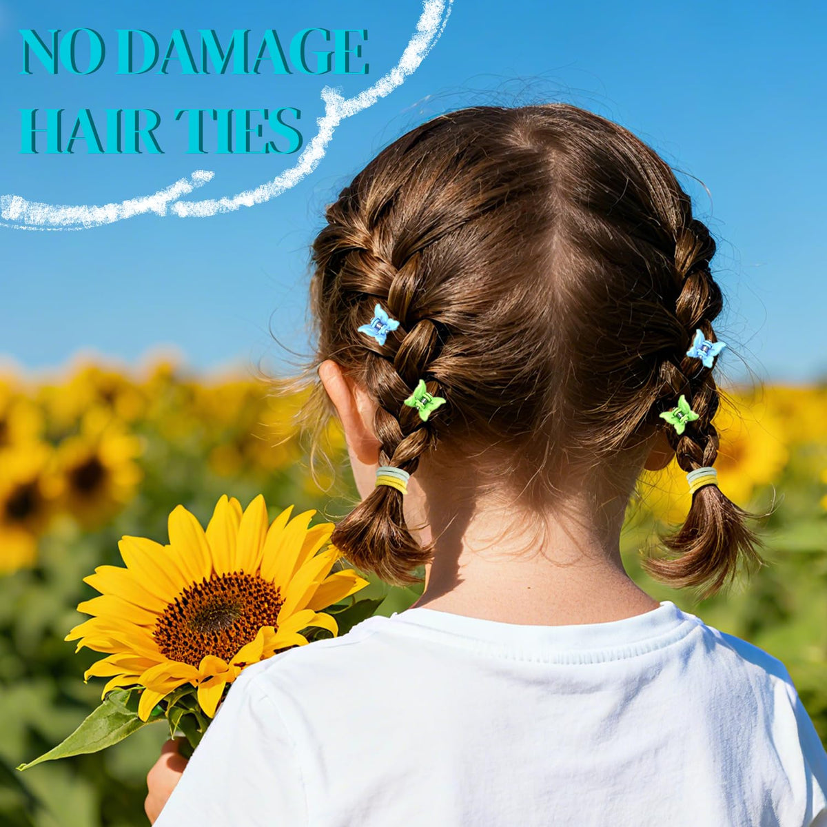 IKOCO 826PCS Hair Accessories for Girls, Elastic Hair Ties with Colorful Clips and Tools