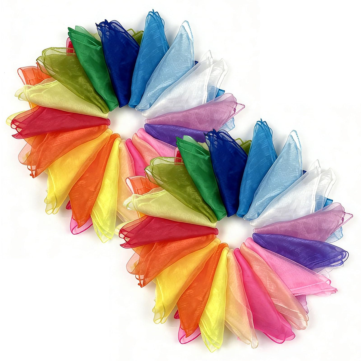 15 Pcs Scarves for Kids Play, Juggling Scarves, Play Scarve