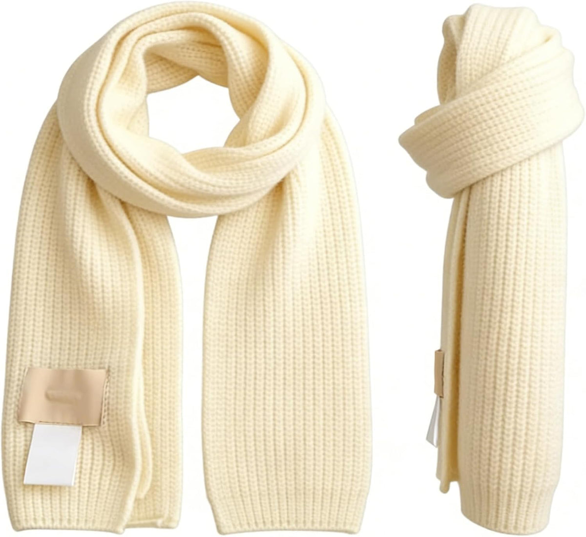 IZUS Child Winter-Warm Soft-Knitted-Scarf Little-Kids Neck-Warm-Scarves for Spring Cold-Weather Outdoor/Travel/Walk 7x55in