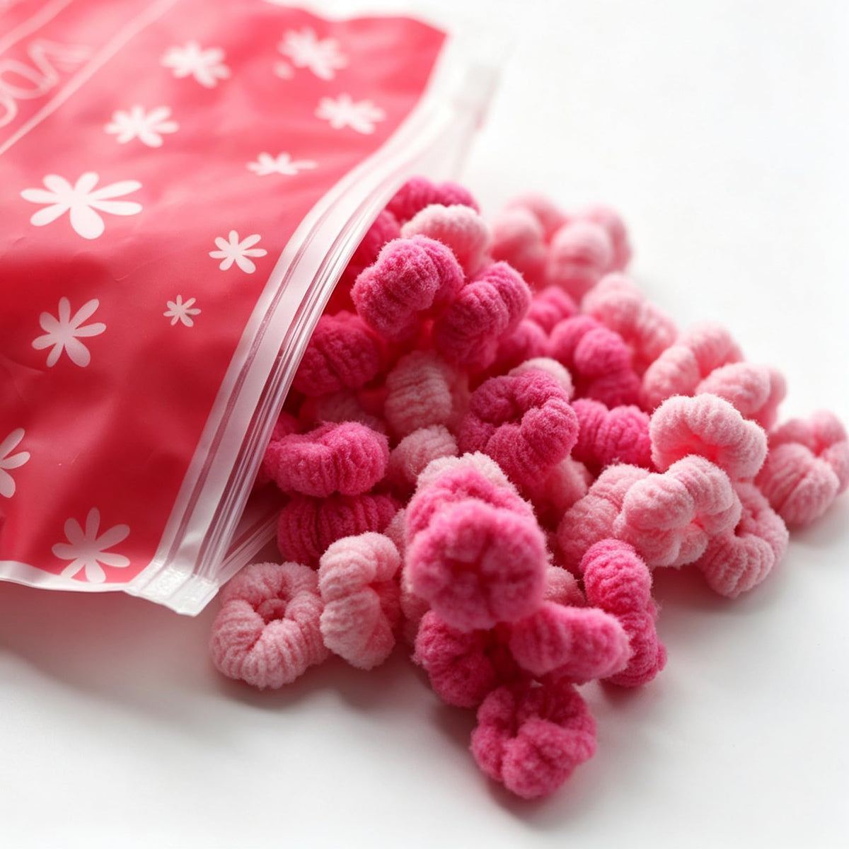 Baby Hair Ties Toddler Hair Accessories No Damage Scrunchies, 120pcs