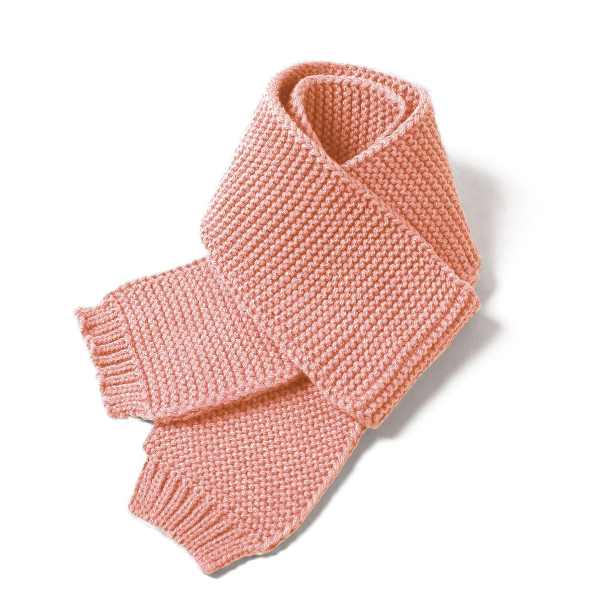 Kids Knit Scarf Toddler Winter Warm Scarves Neck Warmer Fashion Solid Color Scarf for Boys Girls