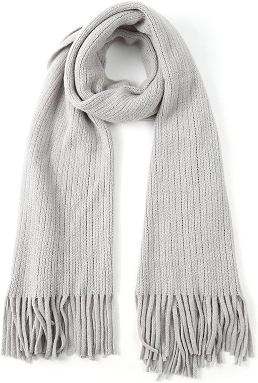 Kids Scarf for Girls Winter Warm Knit Toddler Baby Scarves Neck Warmer Tassel Scarf for Boys Girls