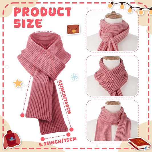 Knit Winter Scarves Boys Girls