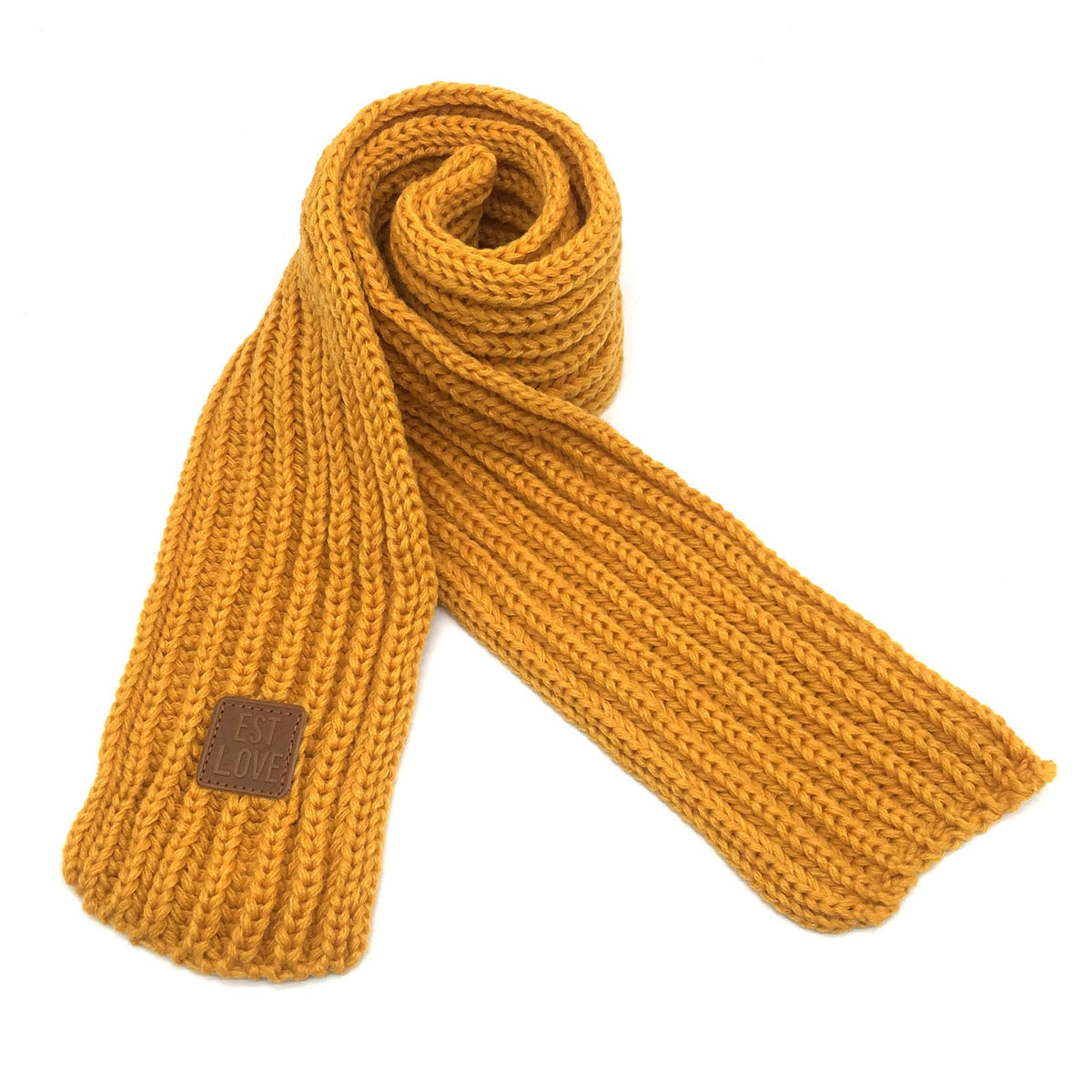 BEARUN Kids Knit Scarf Winter Fashion Solid Color Toddler Baby Scarves Wrap Neck Warmer