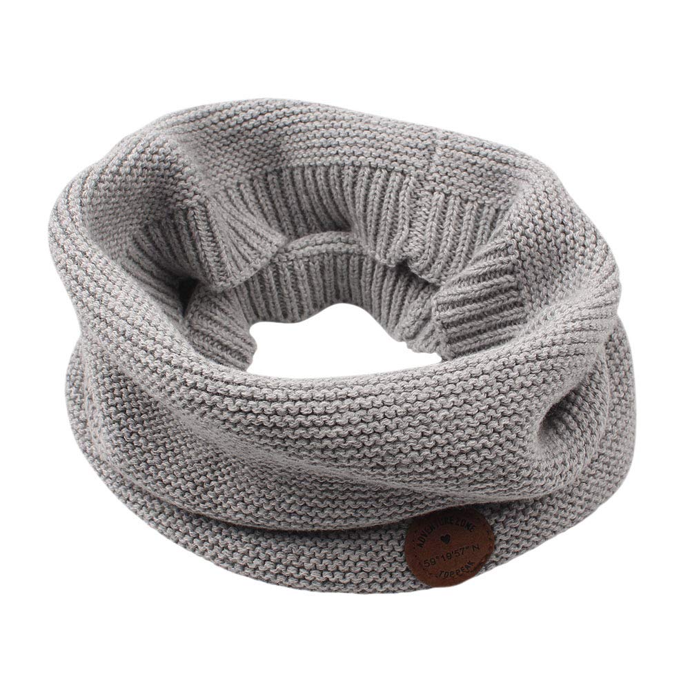 Bamery Winter Baby Boys Scarf Girl Neck Warmer Knitted Scarves for Toddler