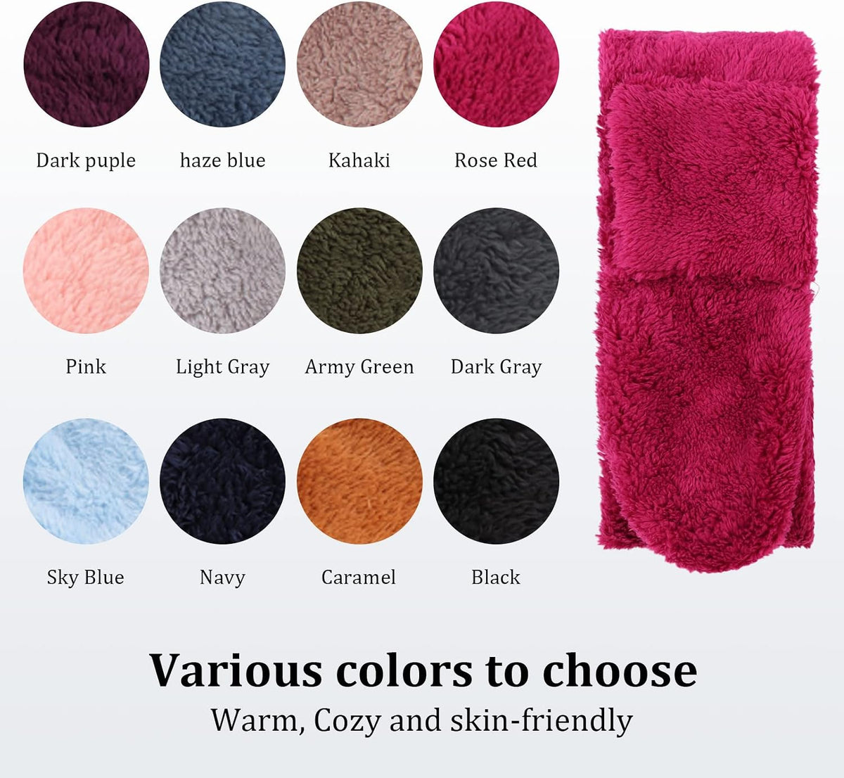 JANGANNSA Fleece Kids Scarf Warm Winter & Autumn Neck Warmer for Boy & Girl