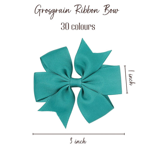 Choicbaby 60pcs 3 Inches Grosgrain Ribbon Hair Bows for Baby Girls Toddler
