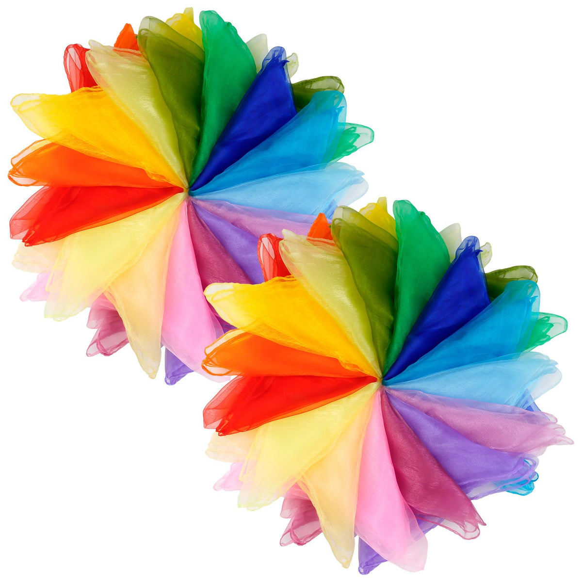 15 Pcs Scarves for Kids Play, Juggling Scarves, Play Scarve