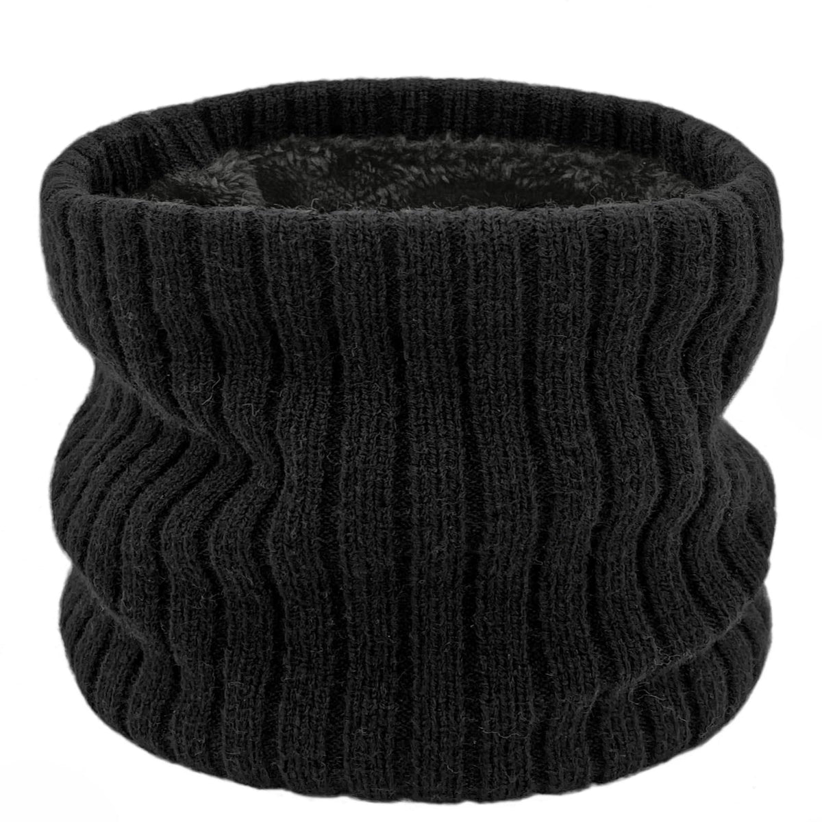 Kids Fleece Neck Warmer Gaiter Winter Scarf for Boys Girls Windproof Soft Thermal Infinity Scarf for Cold Weather