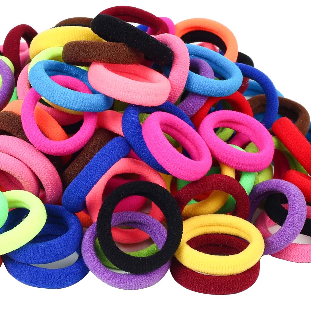 Baby Hair Ties, Elastic Hair Bands for Girls Kids, Toddler Ponytail Holders
