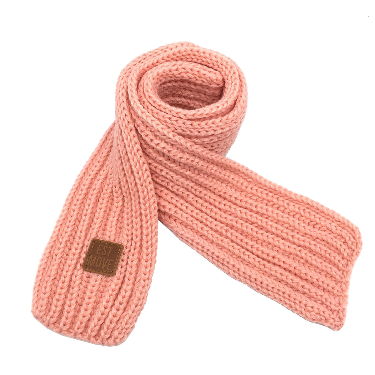 BEARUN Kids Knit Scarf Winter Fashion Solid Color Toddler Baby Scarves Wrap Neck Warmer