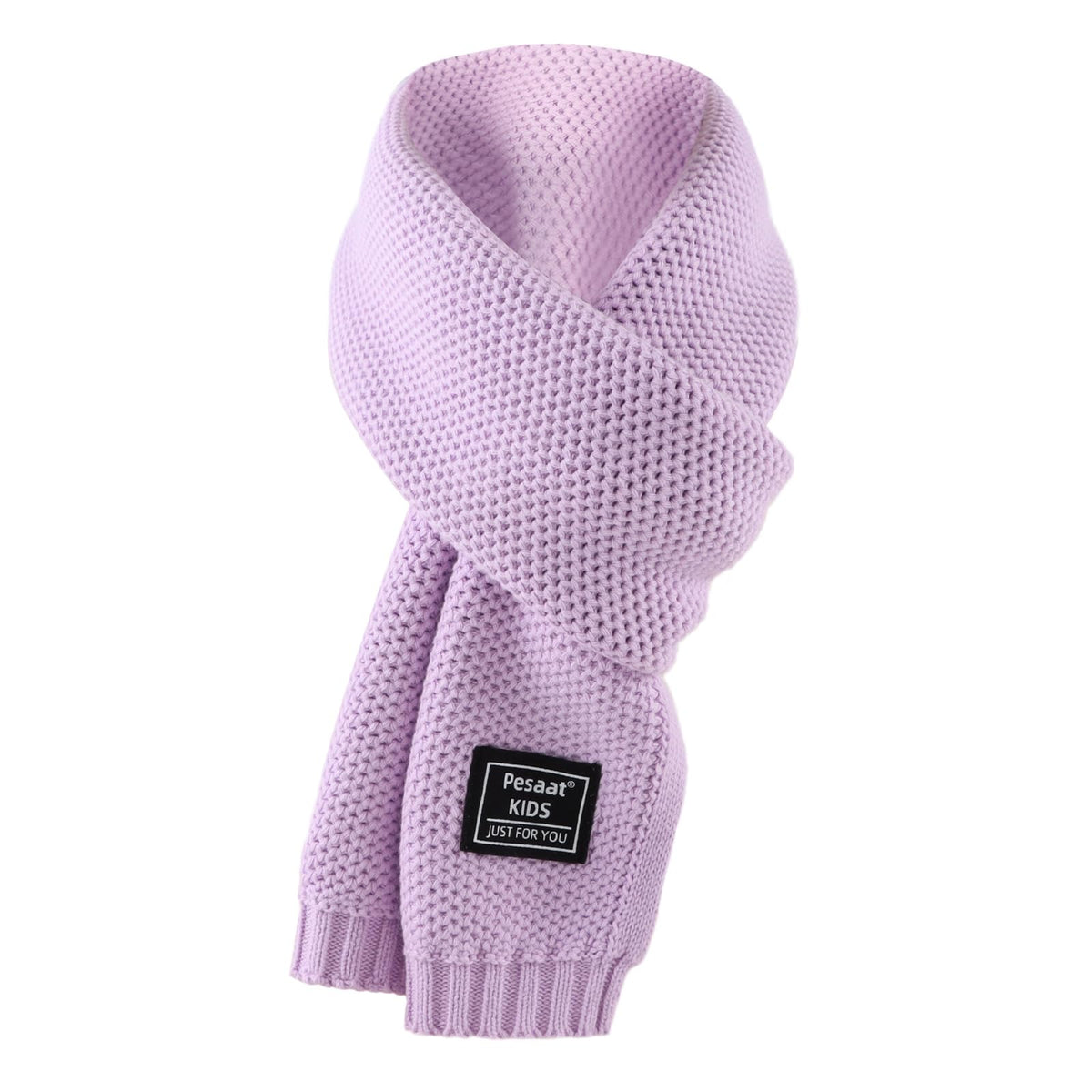 PESAAT Kids Winter Infinity Scarf Knit Cotton Toddler Boy Girls Scarves