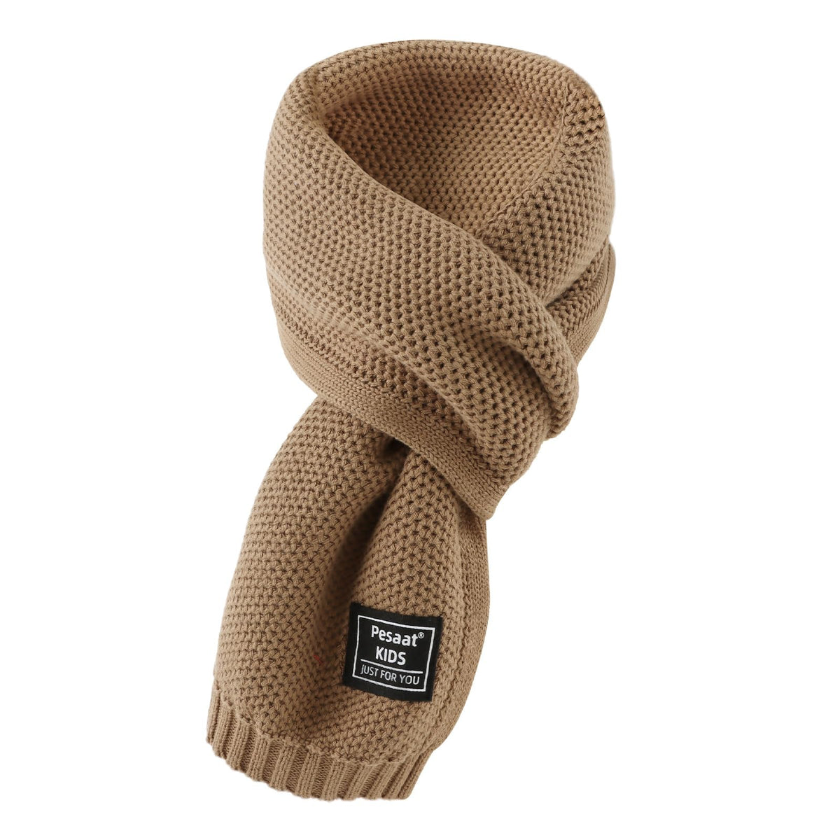 PESAAT Kids Winter Infinity Scarf Knit Cotton Toddler Boy Girls Scarves