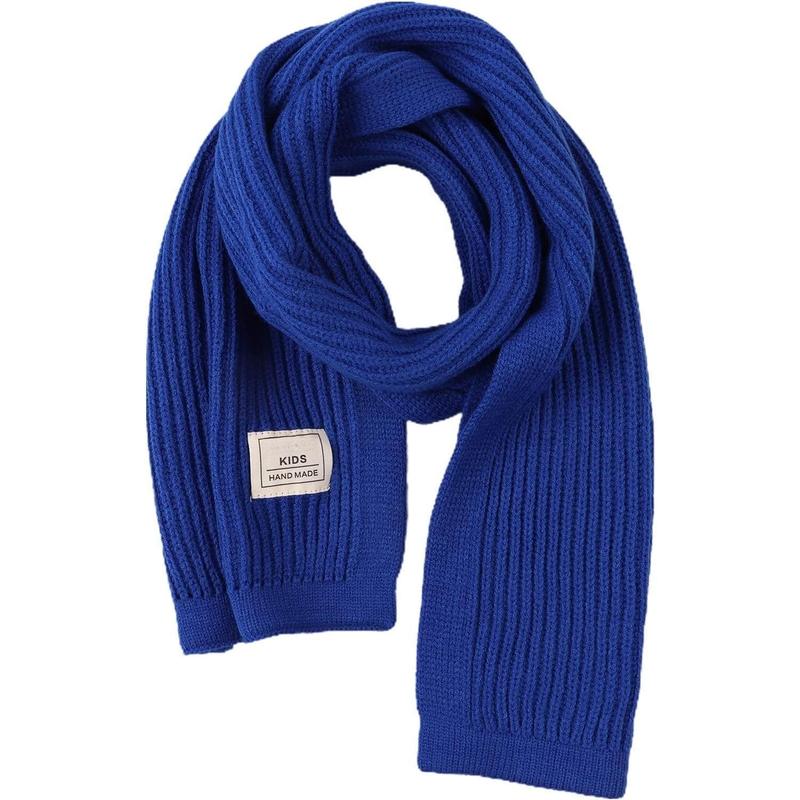 P-HDW05 Kids Scarf Soft Warm Knit Neck Warmer Winter Classic Scarf for Boys Girls