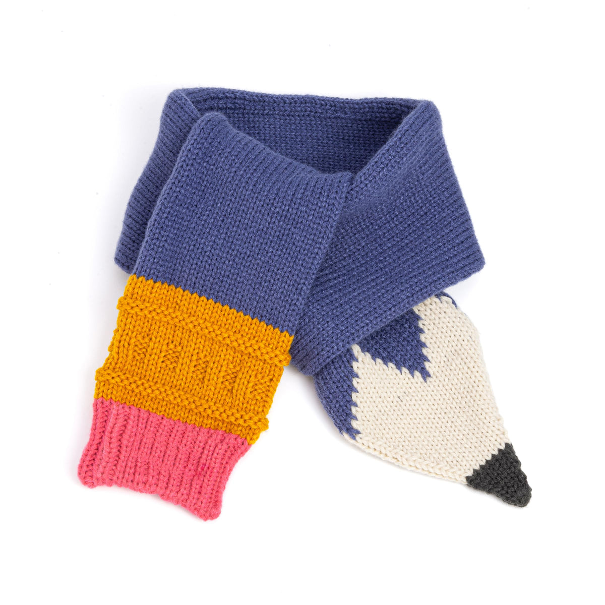 Childrens' Soft Warm Double -Knit Scarf - Pencil- Shaped (Kids Age 3-8 years, Unisex) Premium Quality, Unique Design