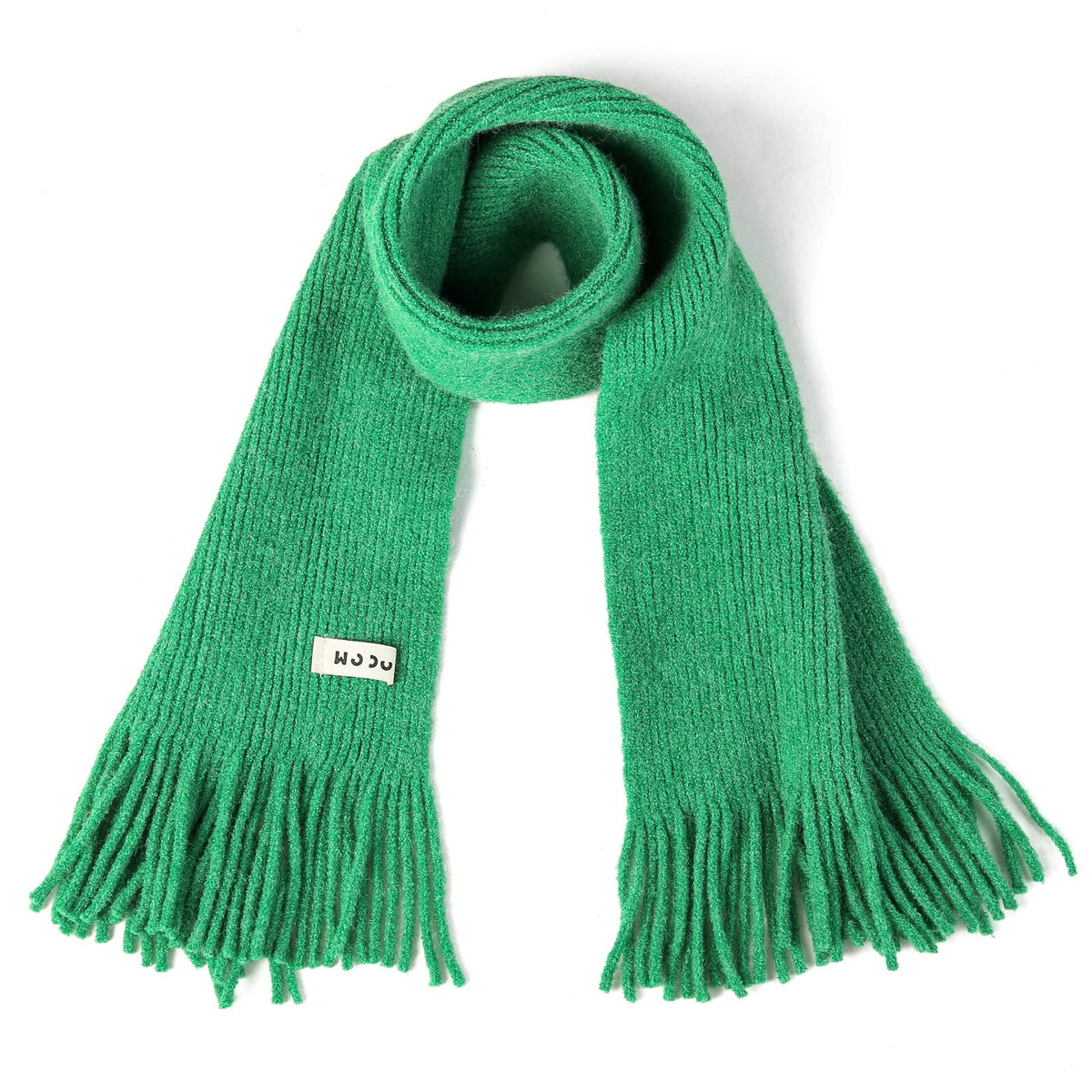 BEARUN Kids Knit Scarf Winter Fashion Solid Color Toddler Baby Scarves Neck Warmer Tassel Scarf for Boys Girls