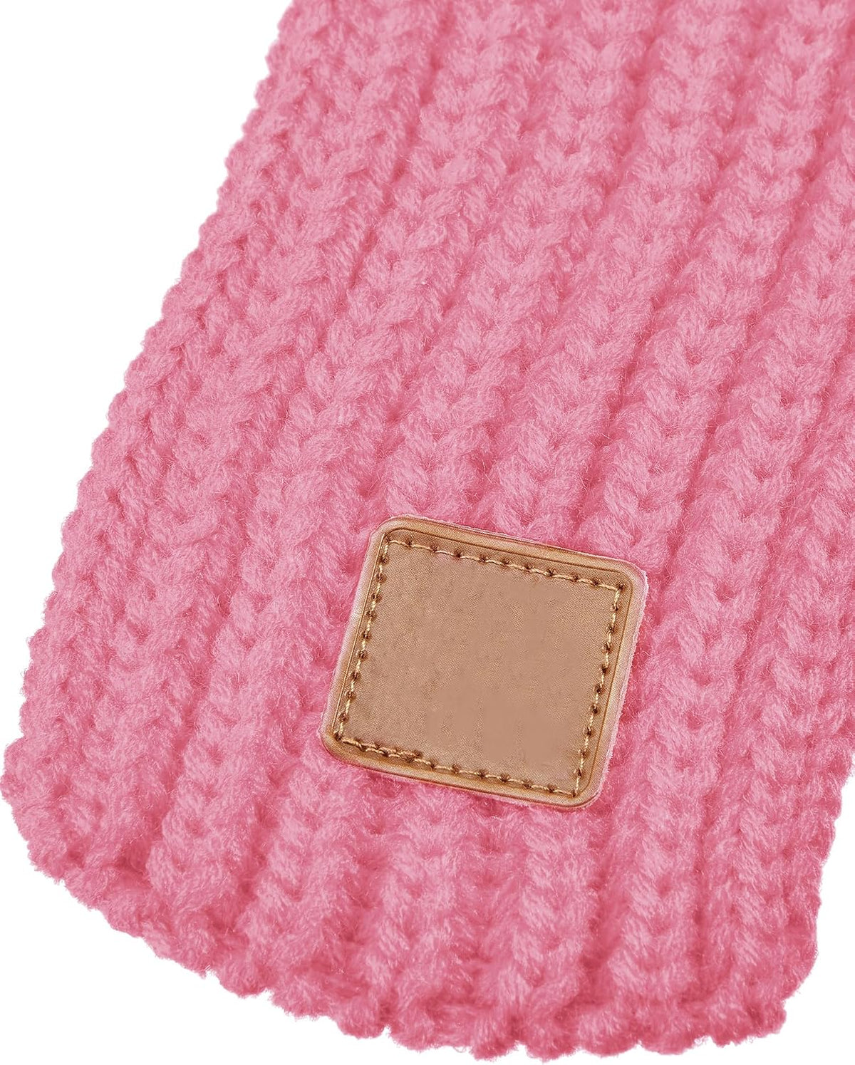 Zhanmai 2 Pcs Toddler Scarf Kids Warm Set Winter Knit Scarves Soft Neck Warmer for Boys Girls Children
