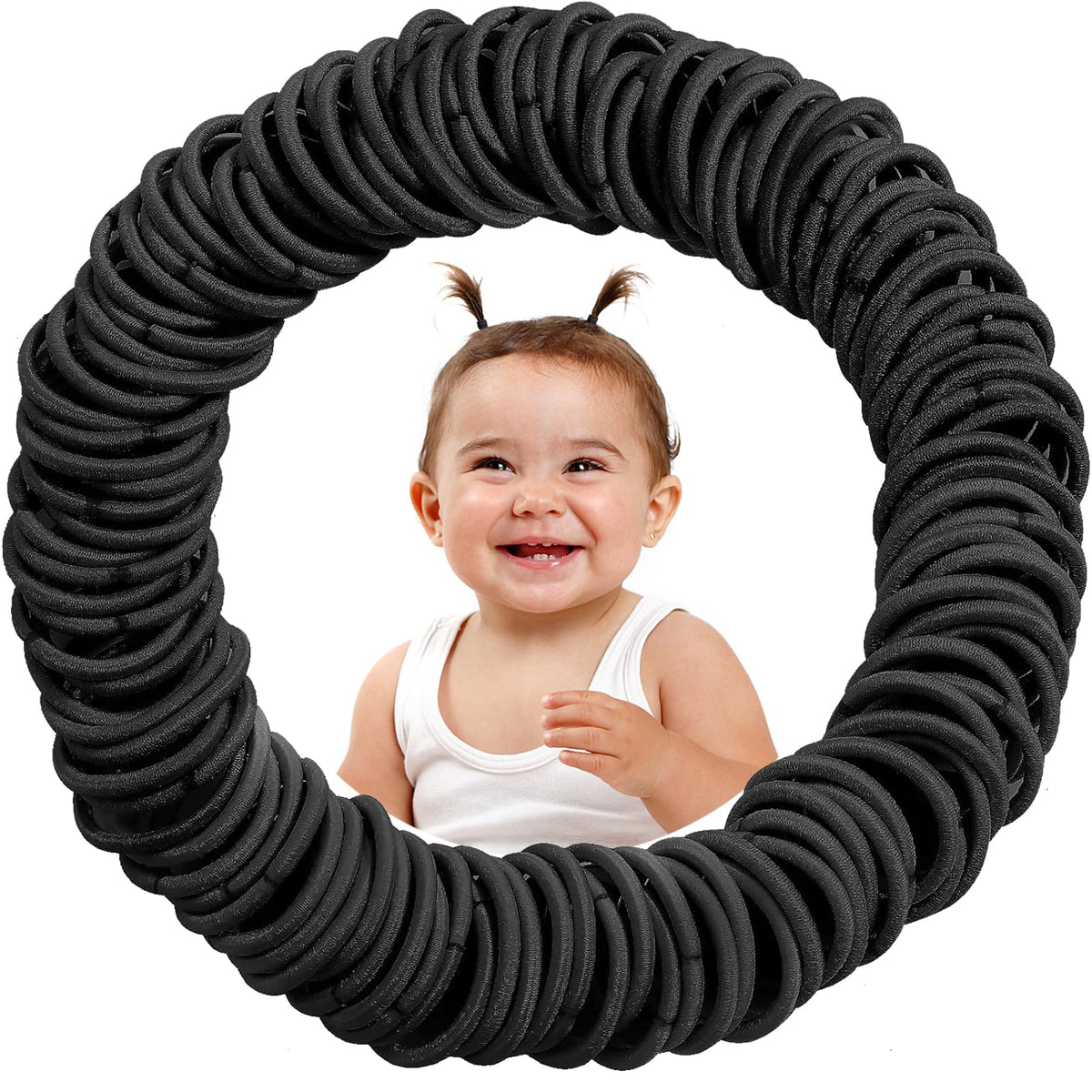 200PCS Small Hair Ties,Baby Hair Ties for Baby Girls Toddlers