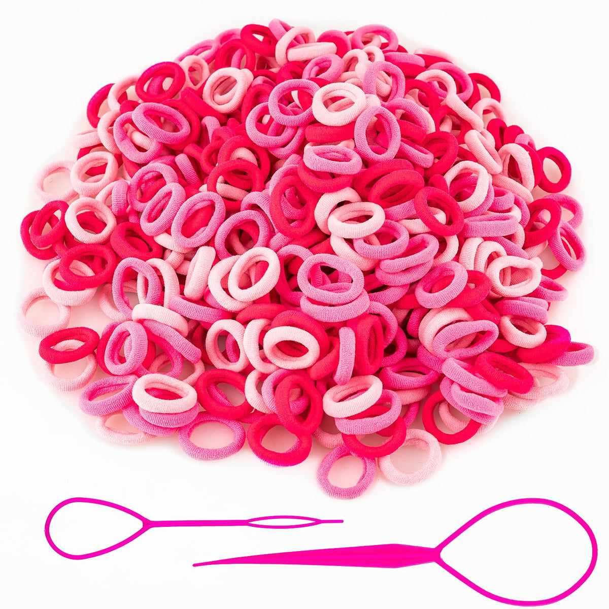 360Pcs Baby Hair Ties, Small No Damage Elastic Hair Bands