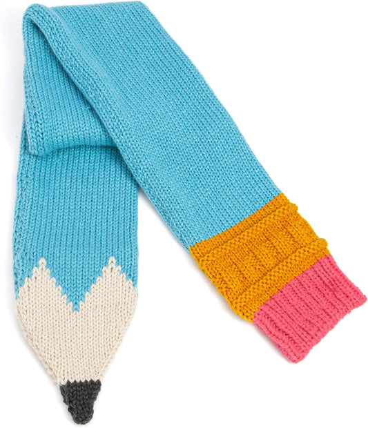 Childrens' Soft Warm Double -Knit Scarf - Pencil- Shaped (Kids Age 3-8 years, Unisex) Premium Quality, Unique Design