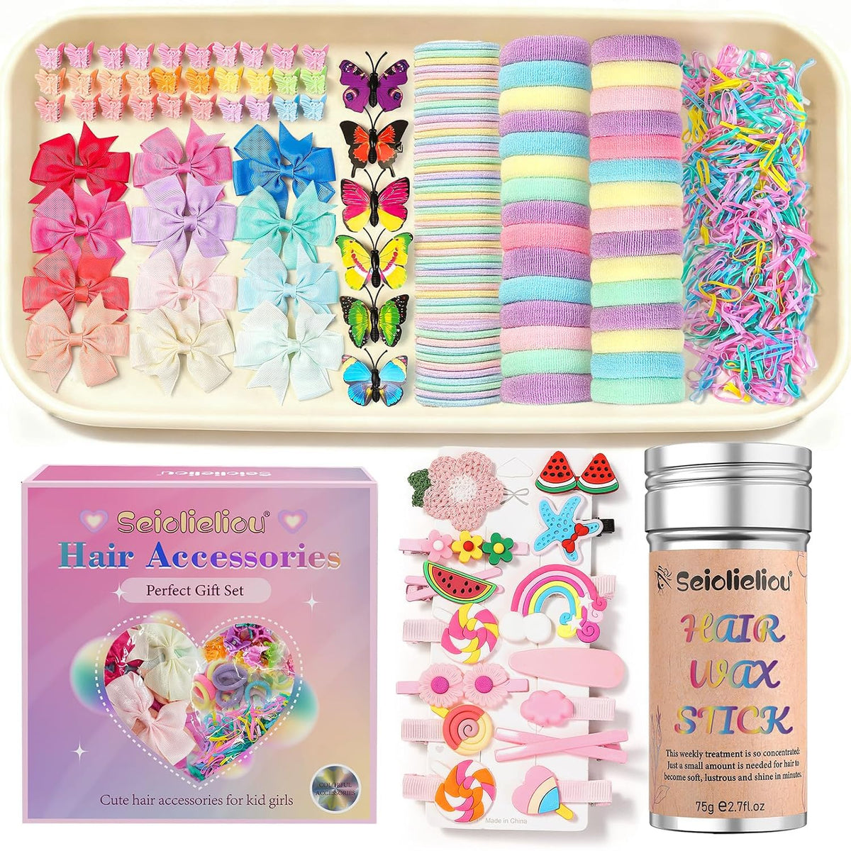 Hair Accessories Set Gifts for Toddler Kids Baby Little Girl