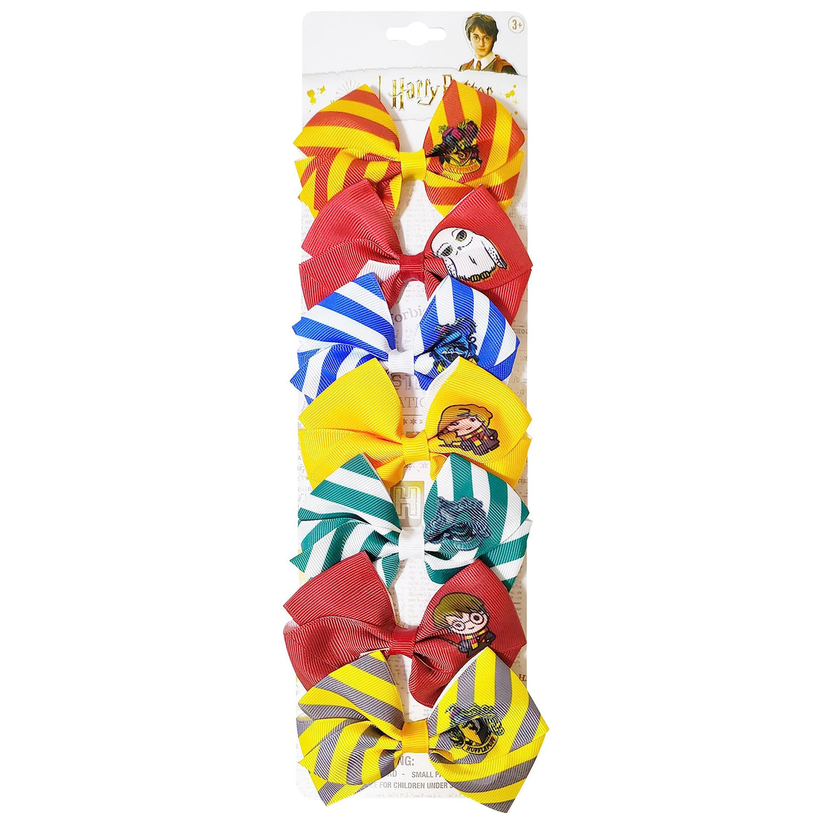 Disney Princess - Girls Hair Accessories Gift Set - Kids Hair Bows - 7 Pcs 4 Inch Bundle - Different Princess on Each Clip - Alligator Clip Ages 3+