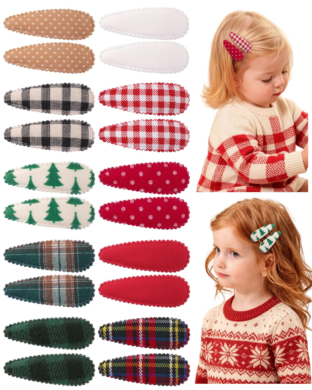 doboi Toddler Hair Clips for Girls Baby Barrettes-40PCS Pastel Floral