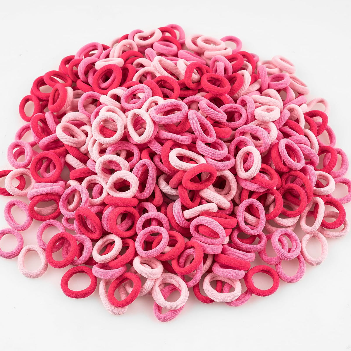 TVINLIK 350 PCS Multicolor Cotton Hair Ties,Soft Seamless Hair Bands
