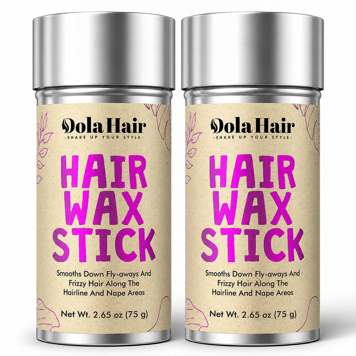 Dolahair Hair Wax Stick - Flyaway Control Styling Pomade for Kids, Women