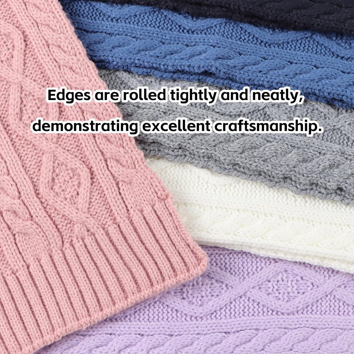 Zsedrut Warm Baby Scarf Winter Boys Girls Neck Warmer Knitted Toddler Neck Scarves