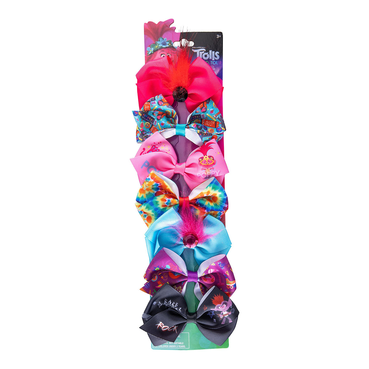 Disney Princess - Girls Hair Accessories Gift Set - Kids Hair Bows - 7 Pcs 4 Inch Bundle - Different Princess on Each Clip - Alligator Clip Ages 3+