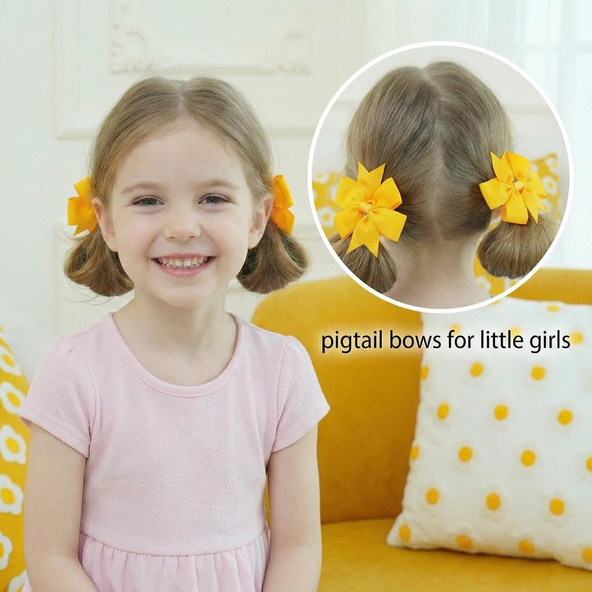 40Piece 3 Inch Boutique Grosgrain Ribbon Pinwheel Hair Bows Alligator Clips For Girls Babies Toddlers Accessories Teens In Pairs